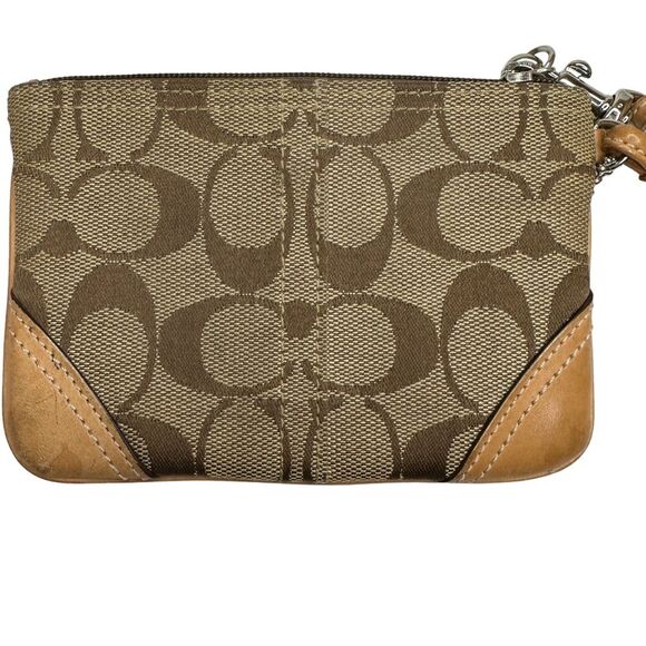 Coach Wristlet Brown Logo - Picture 6 of 11
